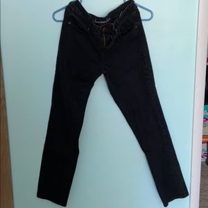 American Eagle Black Super Stretch Skinny Jeans